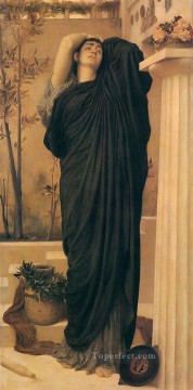  Leighton Canvas - Electra at the Tomb of Agamemnon 1868 Academicism Frederic Leighton